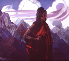 «Лама в горах», С.Н. Рерих
