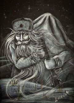 Генерал Мороз. Рис. М.Циколиной